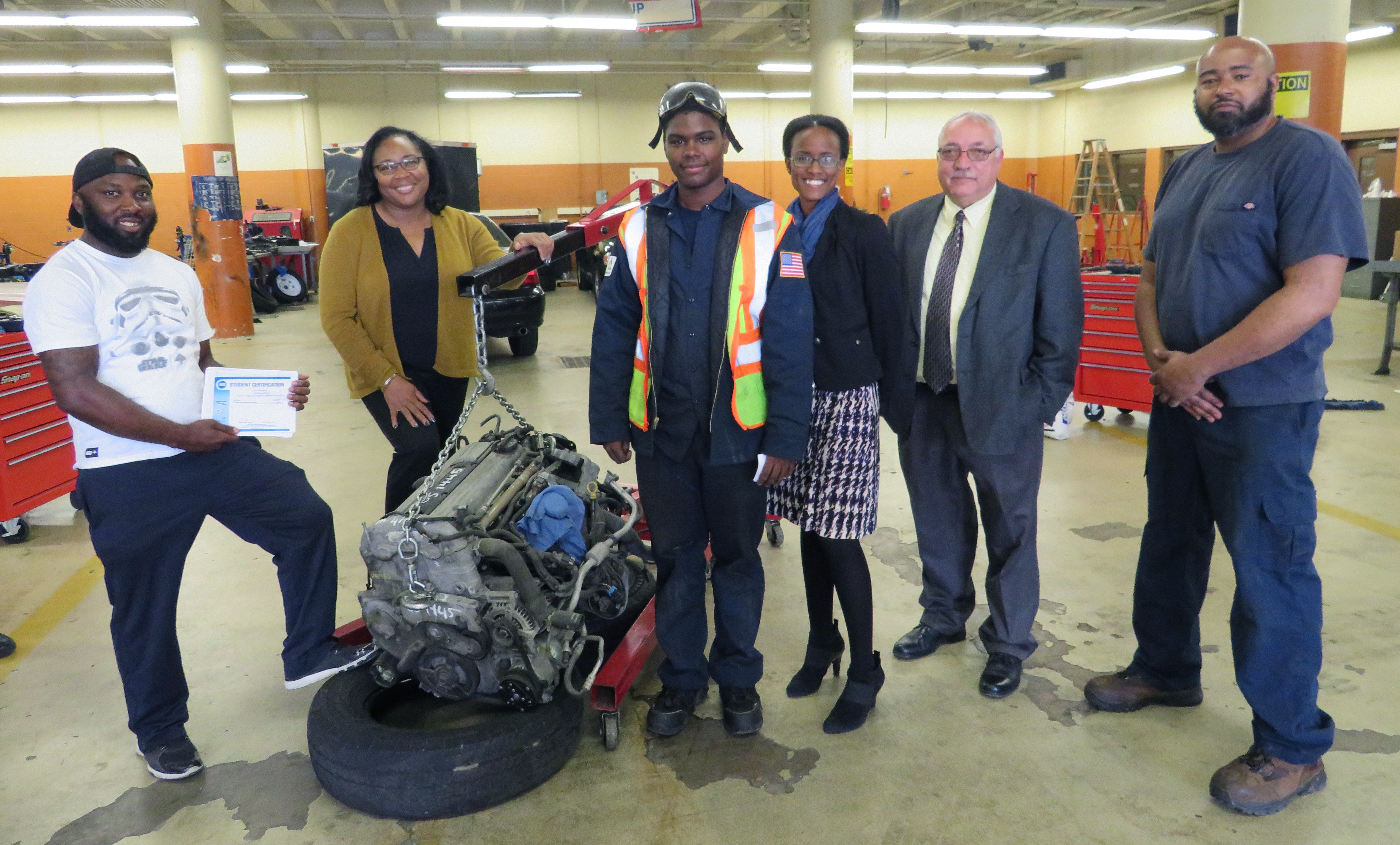 Group car donation photo